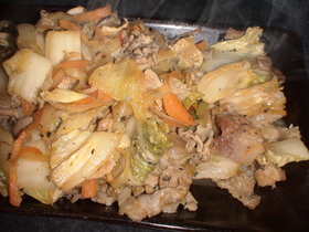 白菜の漬物で豚キムチ風炒め☆