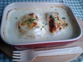 ＊＊　白菜のミニロールグラタン　＊＊