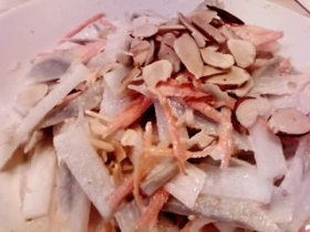 冬野菜で根菜サラダ