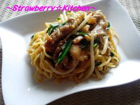 ☆ピリ辛・坦々麺風焼きそば☆