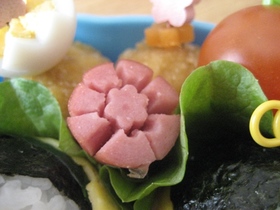 お花ウインナー☆キャラおかず☆