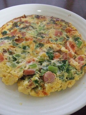 簡単☆野菜たっぷり☆スパニッシュオムレツ