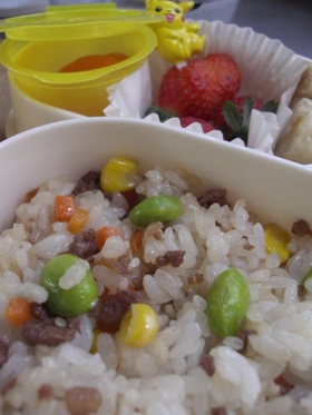 焼肉のタレで…まぜごはん弁当