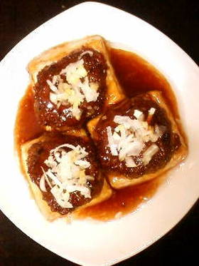 揚げだし豆腐ハンバーグ