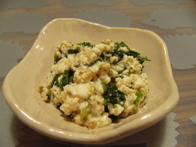 シンプルでヘルシー！菊菜の白和え