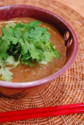 アジアンカレーうどん。