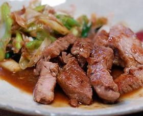 豚肉のソテー＊オイスター＆柚子こしょう