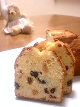ドライフルーツのパウンドケーキ*゜