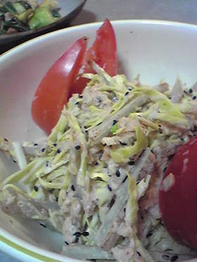 惣菜屋のごぼうサラダ