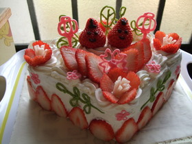 2000年 お雛様ケーキ