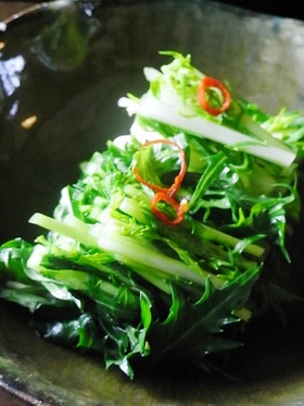 シンプル♪水菜のお漬物