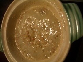 土鍋でporridge！