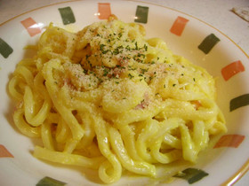 カルボナーラうどん