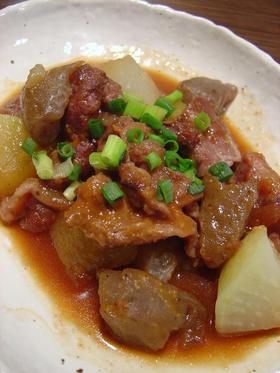 牛すじの土手煮