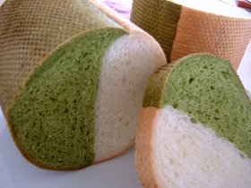 抹茶で２色メッシュ