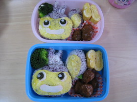 エイパム弁当（ポケモンキャラ弁）