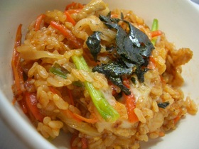 韓国風♪豚チーズピリ辛丼