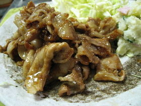 これぞ黄金率!豚しょうが焼き