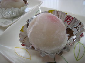 レンジで簡単！いちご大福❤