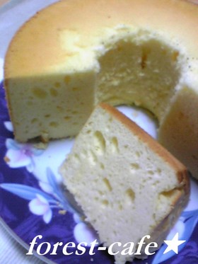 クリームチーズシフォンケーキ