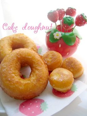 ☆もっちりしっとり　ケーキドーナツ☆