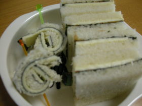 合う合う！お弁当に海苔チーズサンド