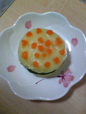 ゴックン期 ハーフバースデー用野菜ケーキ