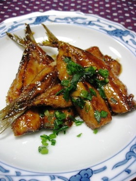 ４・３・２・１鰯の蒲焼☆大葉にんにく醤油
