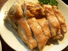 鶏肉のガーリック焼き