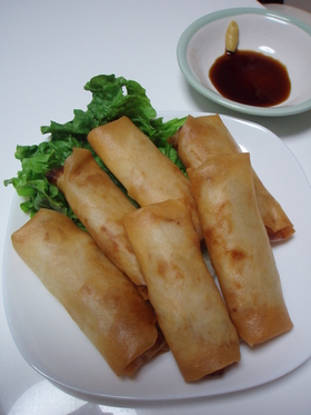 簡単♪おいしい♪ツナオニオン春巻き