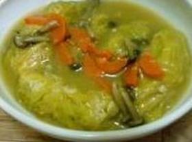 豆腐の入ったロールキャベツ