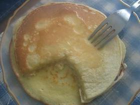もちもちパンケーキ　ヘルシーヨーグルト入