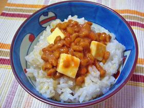 洋風納豆ご飯