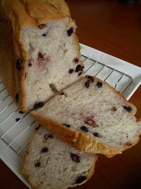 ＨＢブルーベリー＆クリームチーズの食パン
