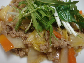 白菜の即席・中華風煮☆