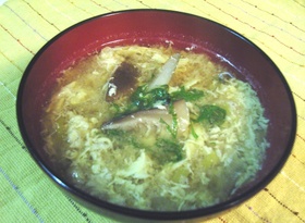 ✽椎茸と牛蒡のホッとするお味噌汁✽