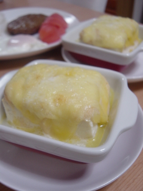 たらこＤＥ豆腐の簡単☆グラタン
