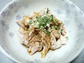 レンジで鶏わさ☆