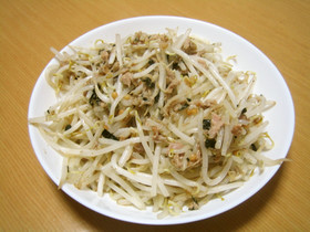 超簡単！！もやしのお茶漬け炒め