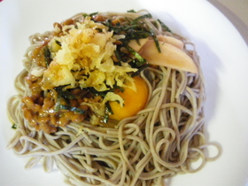 夏バテ解消! なっとうそば