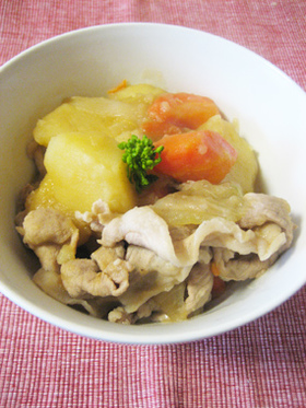 新玉ねぎでおいしい肉じゃが！