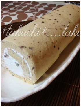 あんこのロールケーキ