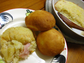 簡単!ハムとポテトのグラタン!?