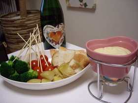 お手軽！簡単！チーズフォンデュ