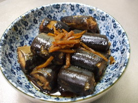 圧力鍋で♪骨までパクパク！サンマ生姜煮