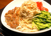 ダブル大根と納豆の冷やし和うどん