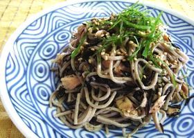 さっぱりと♪ひじきとツナの蕎麦サラダ☆