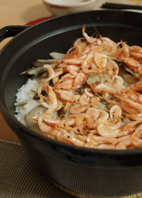 ストウブで炊き込みご飯