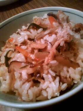 しいたけご飯*:･