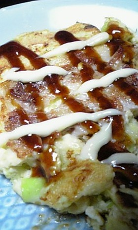 ふわッ!ウマッ!豆腐・山芋でお好み焼き♪